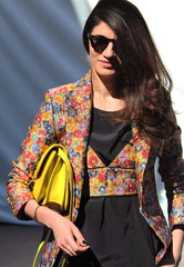** Celine Floral Silk Jacquard Jacket, Blazer 2012 **