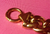 Celine Gold Chain Link Bracelet, .75 inches