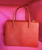 Prada Runway Saffiano Pink Girl Face Art Purse, Bag: ASO RIHANNA