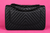 * 2015 Chanel So Black Chevron Quilted Lambskin Jumbo Classic Double Flap Bag, Black Hardware *