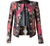 Balmain Floral Printed Denim Moto Jacket, 2012: ASO Kim Kardashian