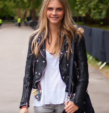 Burberry Brit Loseley Quilted Leather Jacket, 2013 (Prorsum SS 2011): ASO Christine Centenera + Cara Delevingne