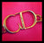 Christian Dior Gold "CD" Logo Chain Necklace (Choker); Vintage