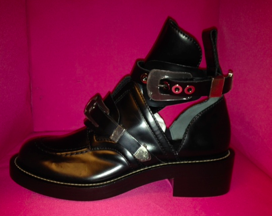 Balenciaga cut out ankle boots 2025