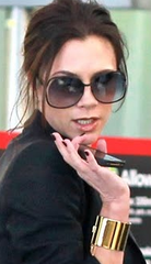 Celine Gold Cuff Bracelet: ASO Kim Kardashian, Victoria Beckham