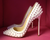 Christian Louboutin Pigalle White Spiked 120mm Pumps