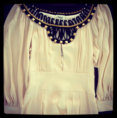 Temperley London Titan Dress, Cream: ASO Kate Middleton