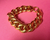 Celine Gold Chain Link Bracelet, .75 inches