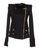 BALMAIN Structural Jacket in Black: ASO Christine Centenera @ Fashionweek