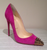 Christian Louboutin Pink Geo 120mm Suede Studded Pumps: ASO Blake Lively