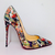 Christian Louboutin So Kate 120 Multicolor Python Faience Lucido