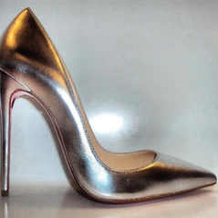 Christian Louboutin So Kate 120mm, Silver