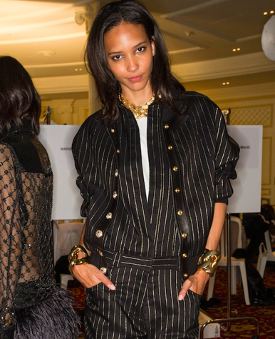 2014 BALMAIN Gold Plated Chain Necklace: ASO Rihanna