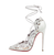 Christian Louboutin Impera Lace-Up 120mm White Patent Pump: Kylie Jenner