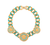 ** Versace Gold-plated Necklace Turquoise: Beyonce **