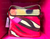 ** 2015 Chanel Multicolor Tie Dye Messenger Bag - Spring Summer - Graffiti Canvas Strap **