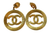 ** Chanel Vintage CC Large Gold Sunburst Earrings, Rihanna: Pour it Up **