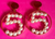 * Chanel Vintage Number Five 5 Pearl Earrings *