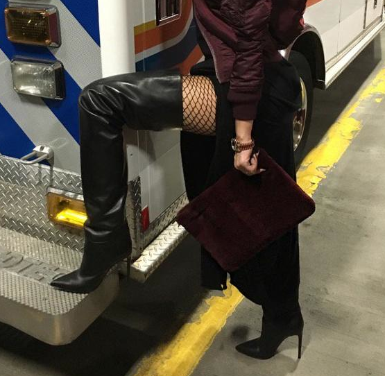 Balenciaga thigh boots hot sale