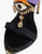 2017 RUNWAY Dsquared Dsquared2 Lace-Up Embellished Satin, Purple Ribbon Sandals