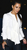 ** Givenchy Spring 2012 RTW White Canvas Peplum Jacket, NYC: Kim Kardashian **