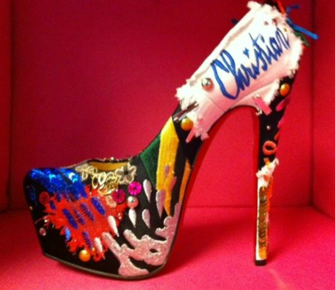 Christian Louboutin Daffodil Brodee Platform, Limited Edition