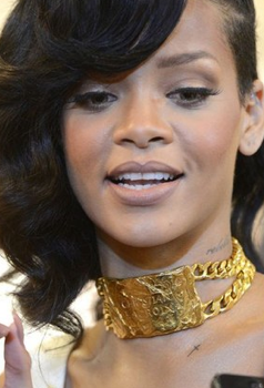 Christian Lacroix Gold ID Chain Choker