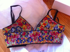 Celine Floral Bra, Bralette Top (RARE): ASO Christine Centenera @ Fashionweek